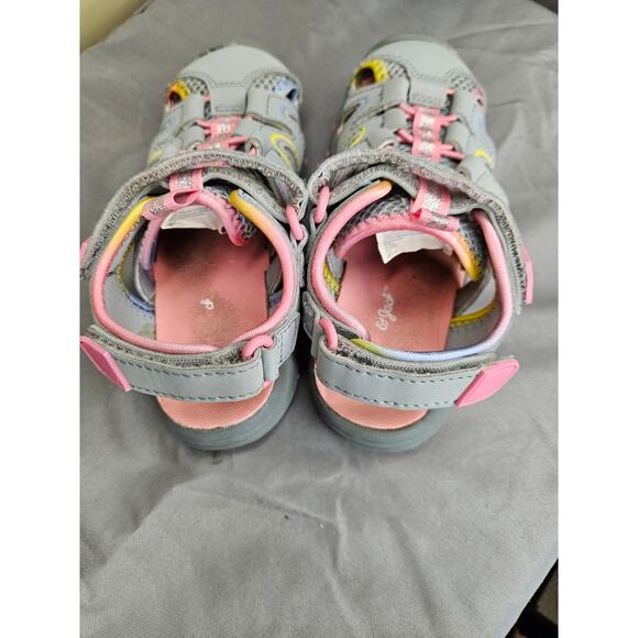 Cat & Jack Girl's Open Tennis Shoes Pre-Owned Size 11 - Picture 2 of 3